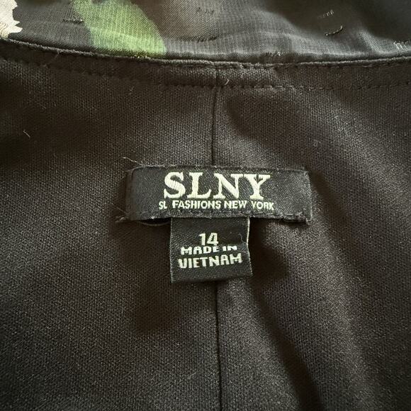 SLNY VTG Y2K Whimsigoth Dress 14 Maximalist Abstract 2000s Tiered Fairy Grunge - Picture 5 of 11